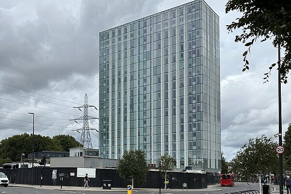 Britannia Point and site of 3 proposed new Towers