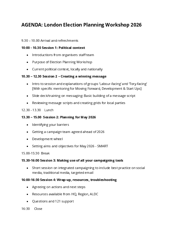 EPW Agenda