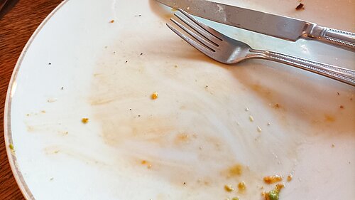 Empty plate