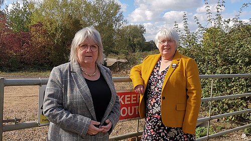Lorna Dupre and Charlotte Cane MP