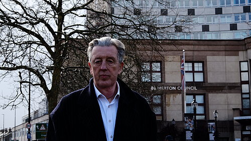 Paul outside Merton Council