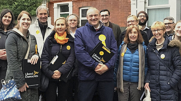 Ed and Lib Dem volunteers