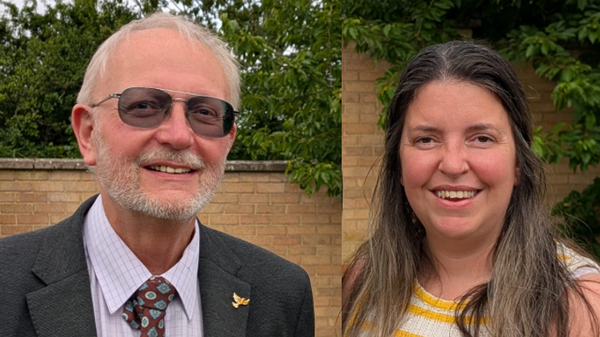 Cllr Simon Coles and Cllr Federica Smith-Roberts