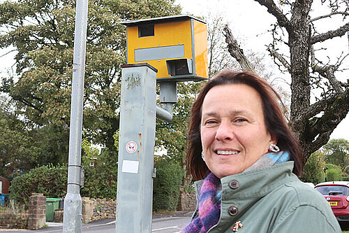 Alicia Marland has delivered a new speed camera in Grotton, but other road safety measures haven't been delivered