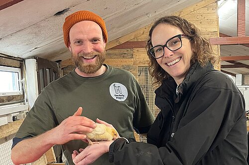 Alison at the Holly Project