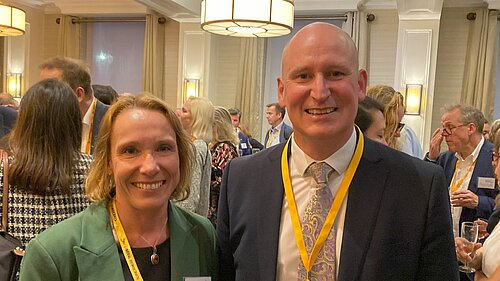 Julian Tisi and Helen Morgan