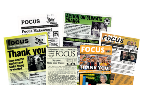 Focus Newsletters through the years