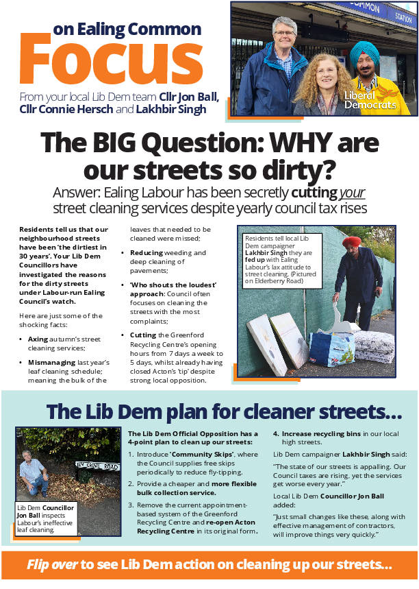 Ealing Common - October 2025 Focus Newsletter