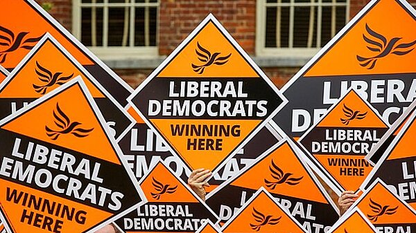 Liberal Democrat Diamond Signs