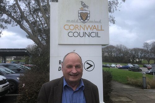 Cllr Jim Candy at Truro