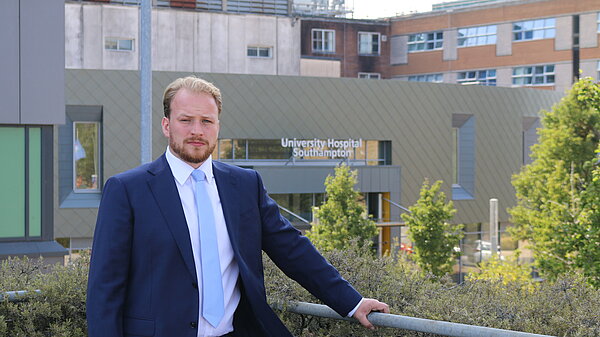 Local NHS champion Thomas Gravatt