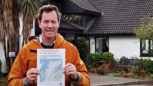 Angus MacDonald launches his Care Home Report for the Highlands