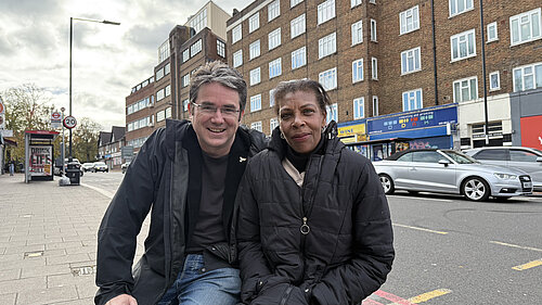 Simon and Judy in Streatham Wells