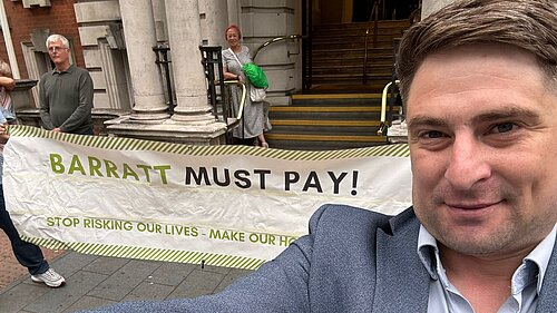 Chris Lloyd campaigning
