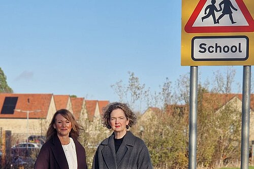 Anna at Norton Hill school