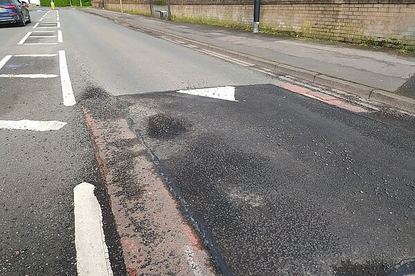 Another speed bump on Brook Road