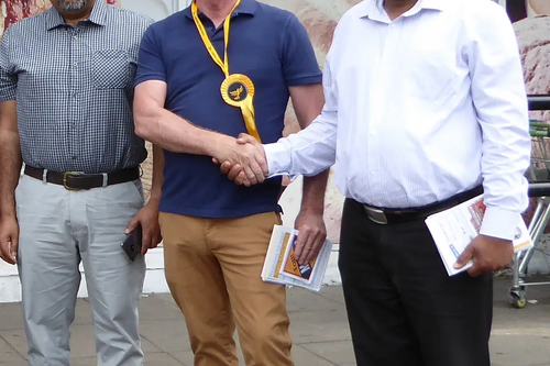 Tom McCann at Langley Harrow Market, May 2017