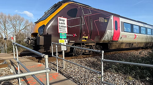 Taunton rail crossing