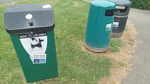 Dog bin and street litter bins