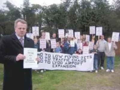 airport protest