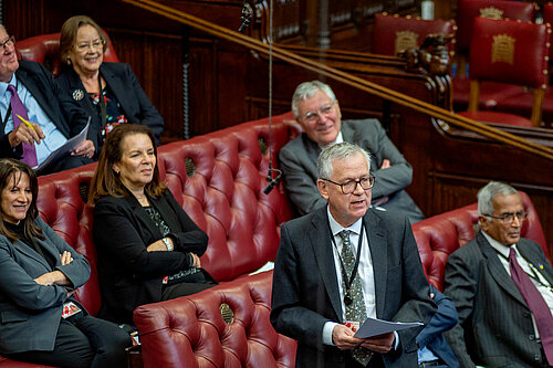 Lord Newby speaks in the House of Lords