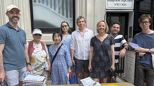 Group of Liberal democrats around a table