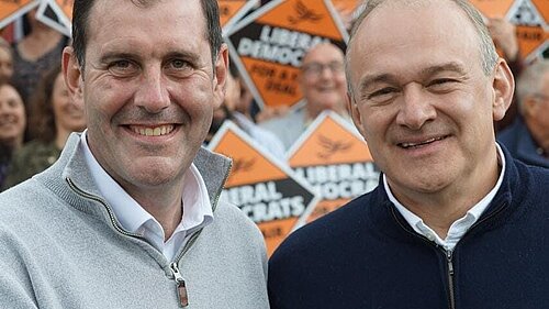 Party Leader Sir Ed Davey supported Lee Dillon