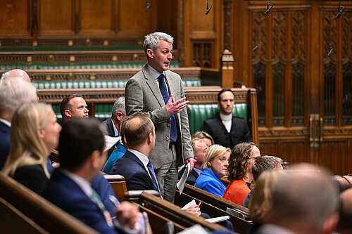 Will speaking in House of Commons