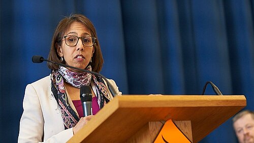 Munira Wilson MP addressing our conference