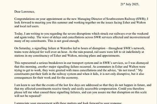 SWR Letter