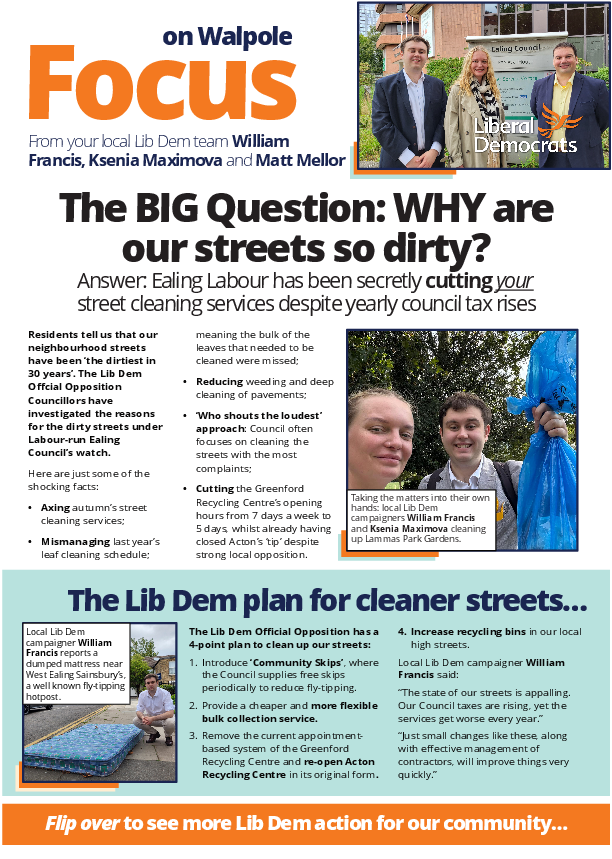 Walpole - October 2025 Focus Newsletter