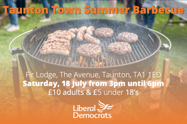 Lib Dem Taunton Town Summer Barbecue 2026