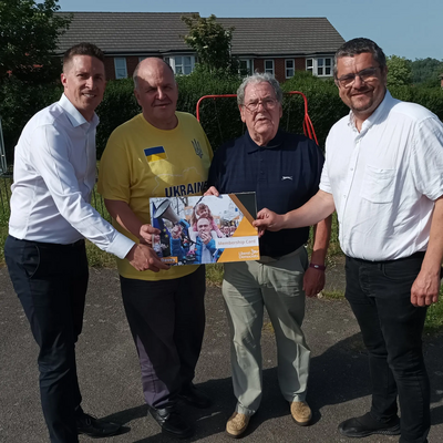 Adam Rowledge, Peter Gane, Roger West and Tim Prater