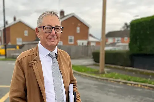 Lib XDem councillor Phil Redshaw on the telegraph poles cluttering the East Riding