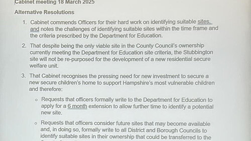 Extract from Stub motion text