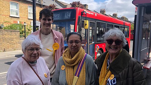 Assembly Member, Hina Bokhari visits Sandhurst Road