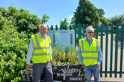 Cllrs Colin Green and Paul Tilsley
