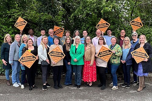 Photo of Lib Dem group on GBC