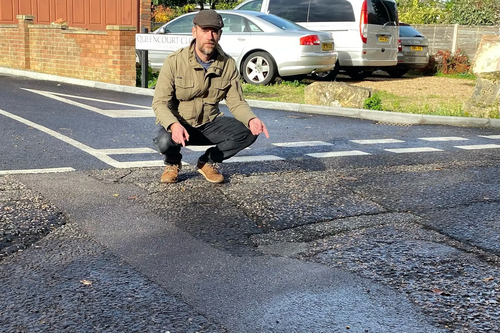 pothole rainham stuart bourne