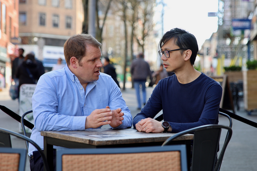 Luke with Richard Choi