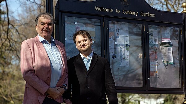 Picture of 2 Councillors in Canbury Gardens Ward.