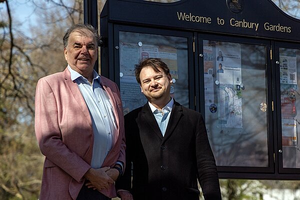 Picture of Cllr Peter Higgins and Cllr Nicolai Due-Gundersen