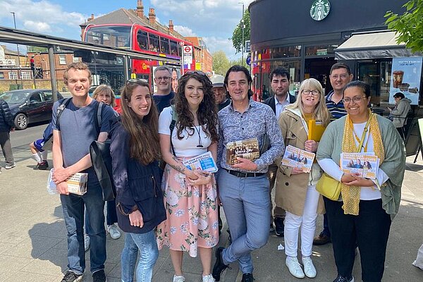 Local Lib Dems want step-free at Raynes Park station.