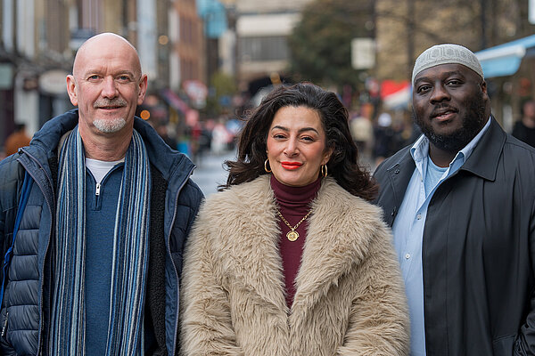 David Noakes, Sonay Ozkutayli and Uthman Ukueku