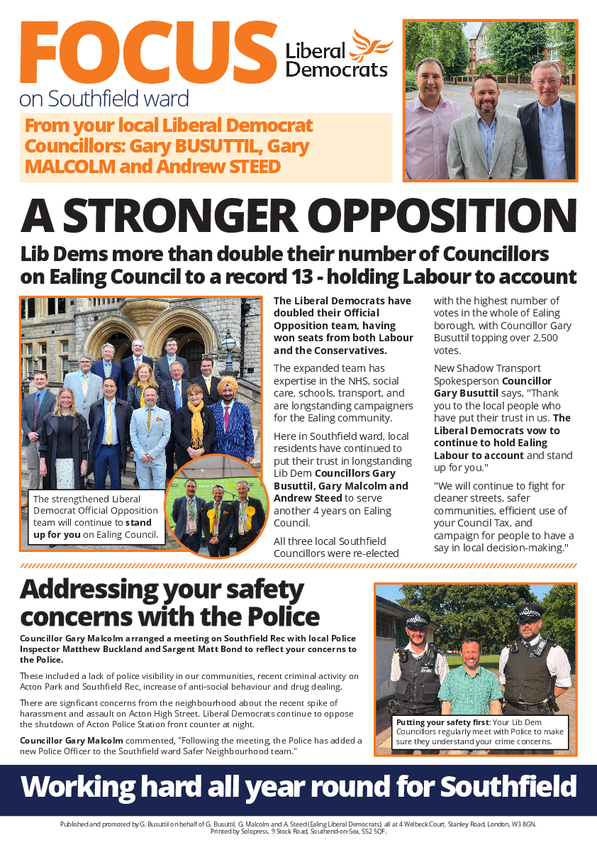 Southfield - July 2026 Focus Newsletter