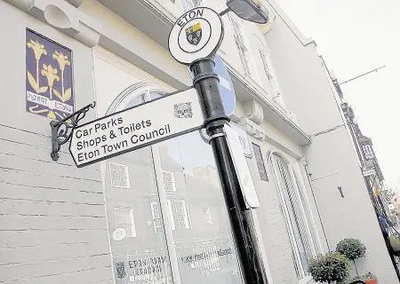 Eton town centre - street sign reference picture
