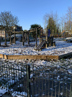 Pirate Park Snow Parking Play