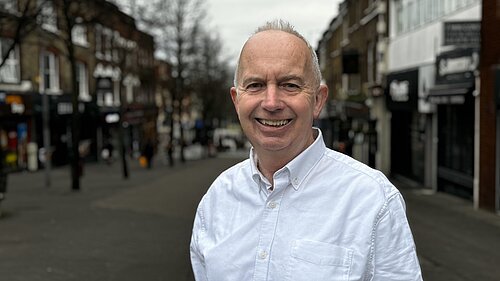 Cllr Barry Lewis on Sutton High Street