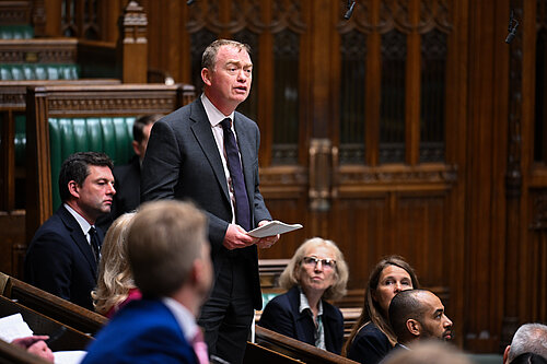 Tim speaking in the House of Commons