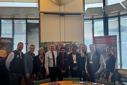 Tim with outdoor learning leaders in Westminster